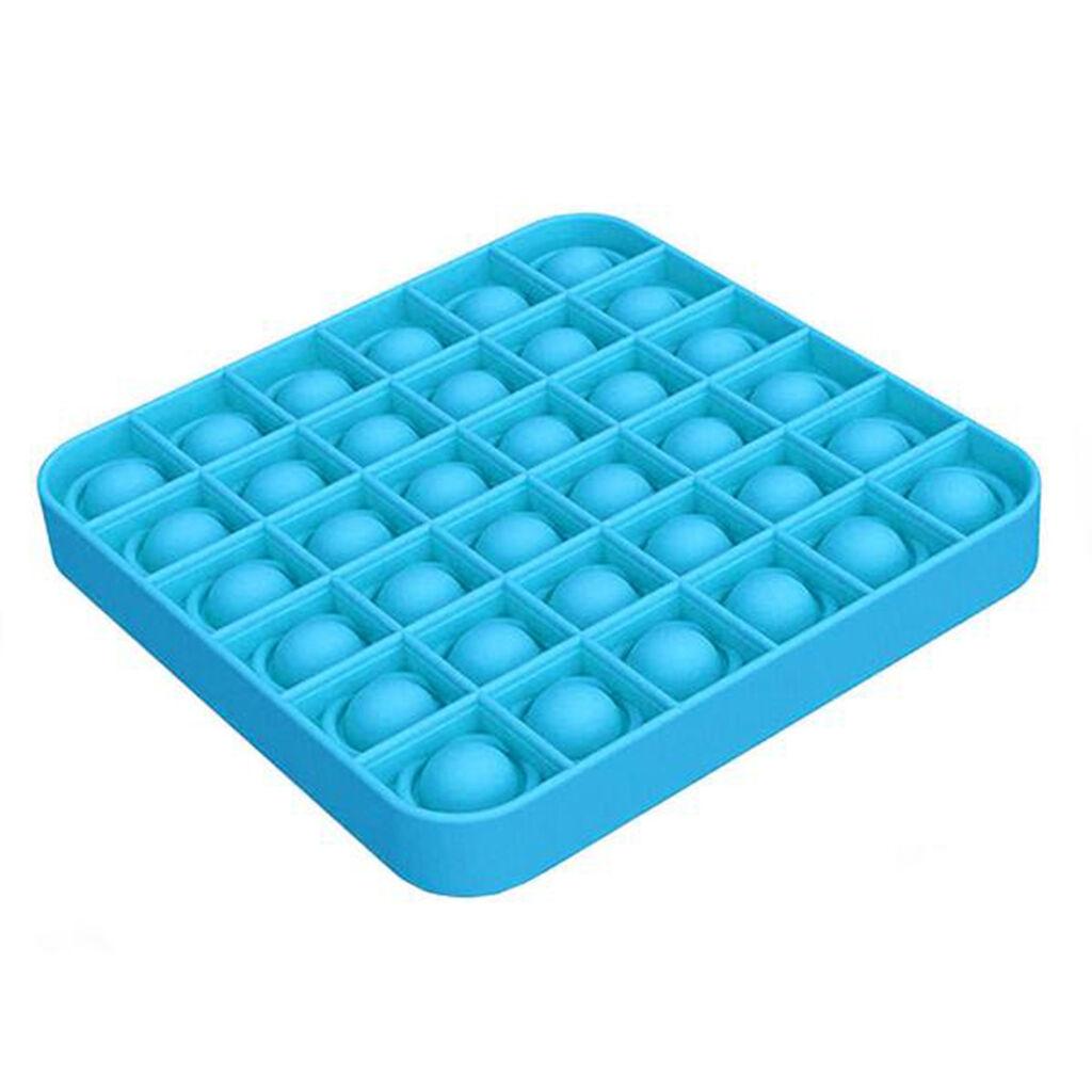Igračka Pop it, Kvadrat, Plava