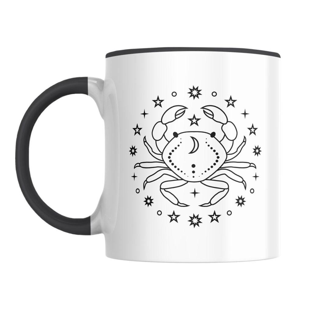 Šolja Horoskop Rak, 330 ml, Bela