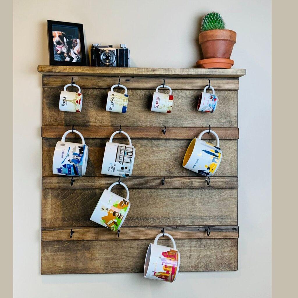 Hanah Home Zidna polica Raf284, Braon