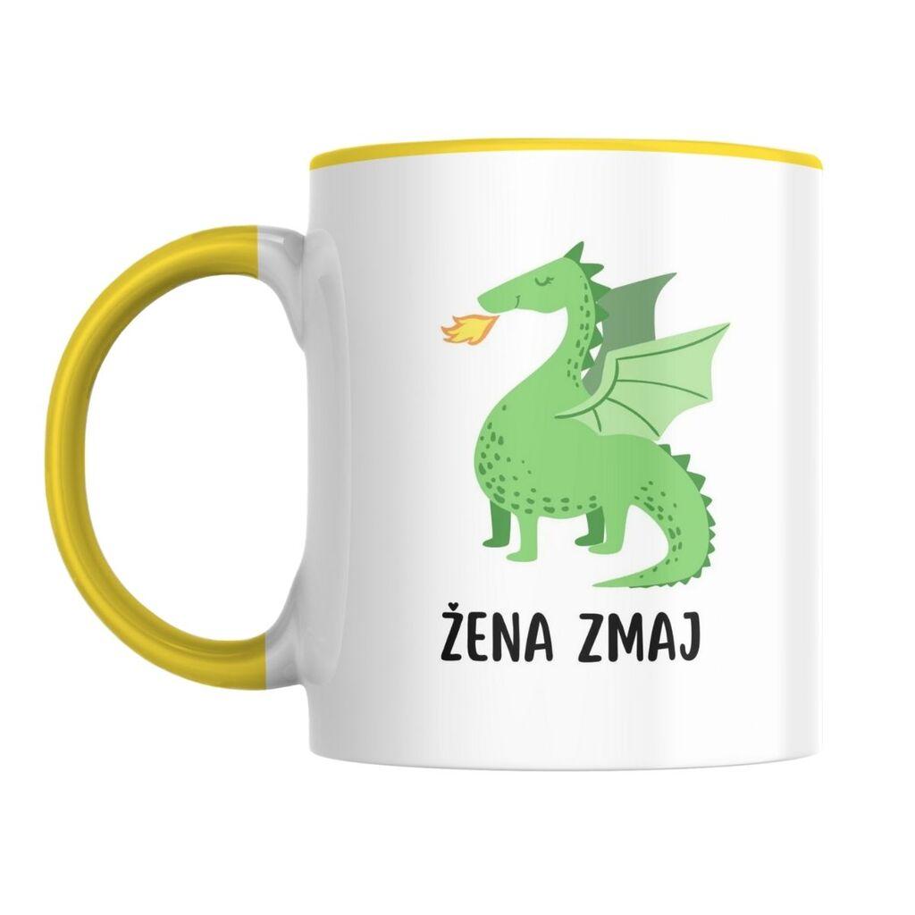 Šolja Žena zmaj, 330 ml, Bela