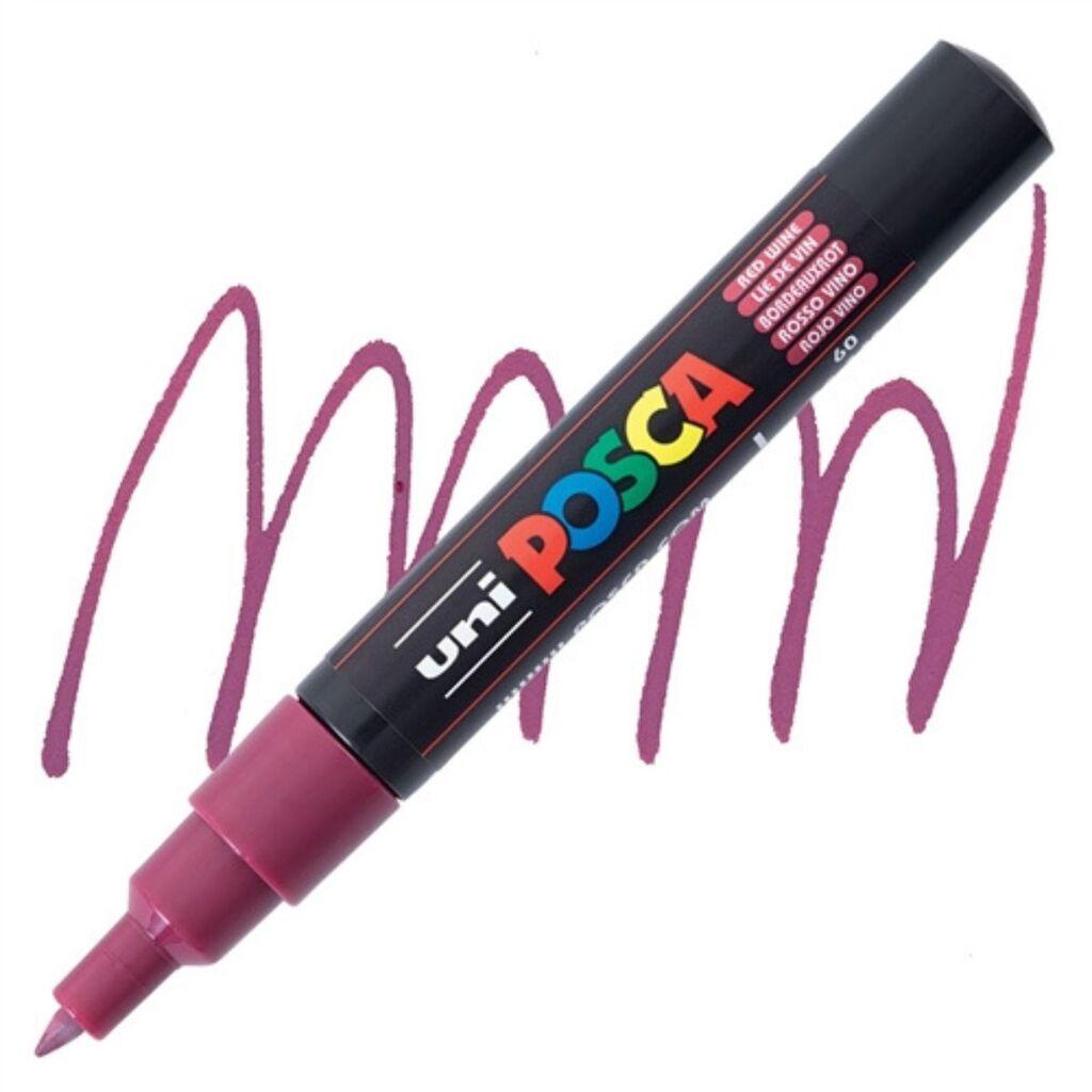 Posca Marker Uni PC-1M, 60, Bordo