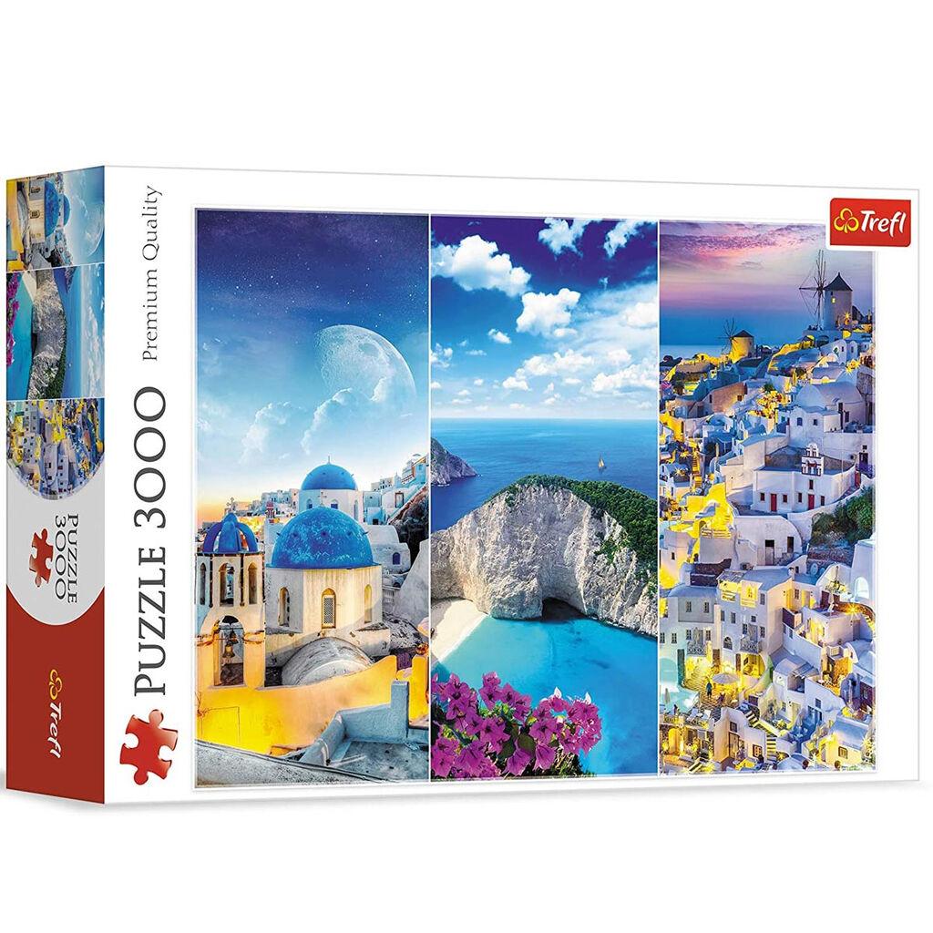 Trefl Slagalica Greek Holidays 33073, 3000 delova