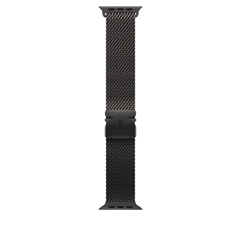 Apple Narukvica za sat Milanese Loop, 49 mm, Black Titanium, Medium