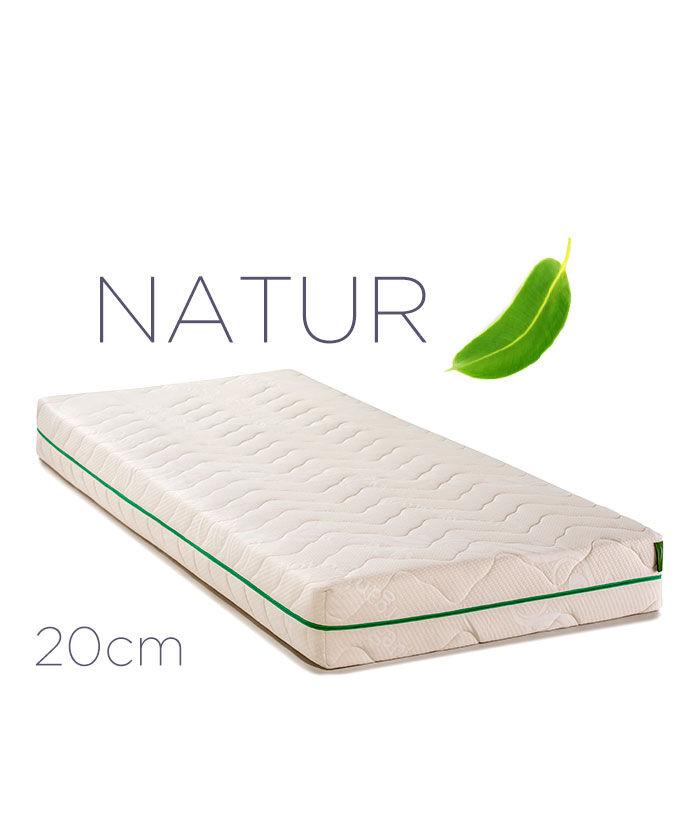 Latex Dušek Natur 90x200cm, F Tvrd, Do 130 kg, Bež