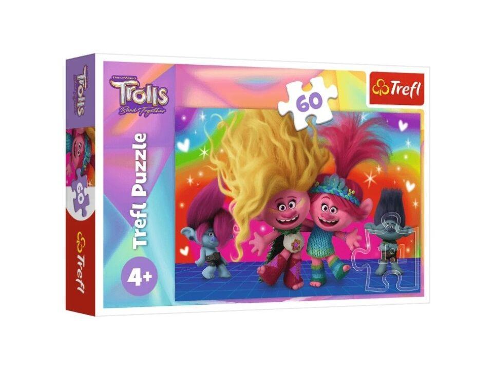 Trefl Slagalica Trolls, 60 delova