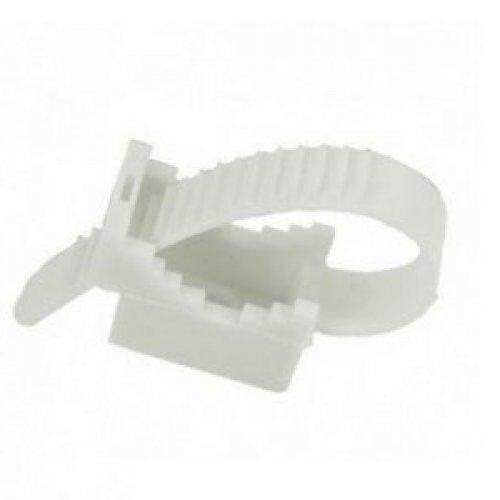 Vezica obujmica kondenz creva sa šrafom, 30mm, Bele