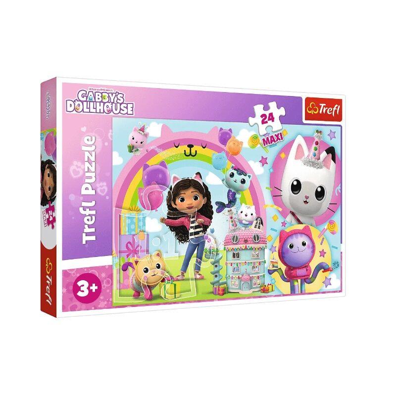Trefl Slagalica Gabby's Dollhouse, 24 dela