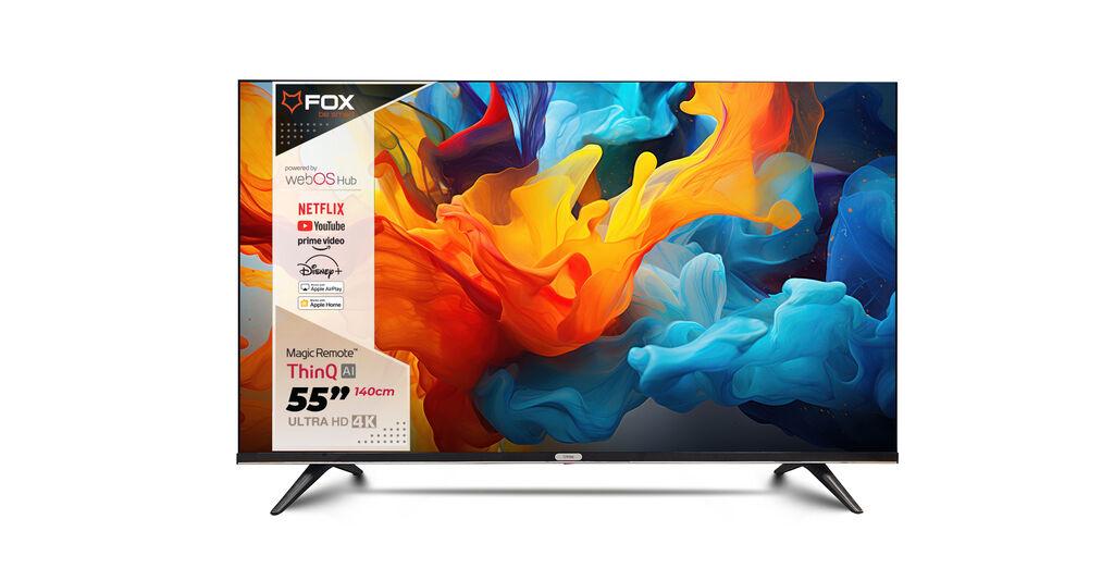 FOX Televizor 55WOS626D, 55" UHD, Smart, WebOS, Crni