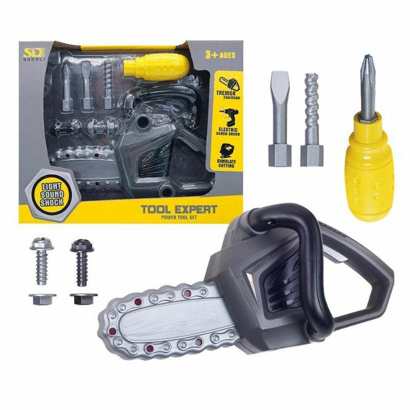 Igračka Motorna testera sa dodacima 98462, SIva