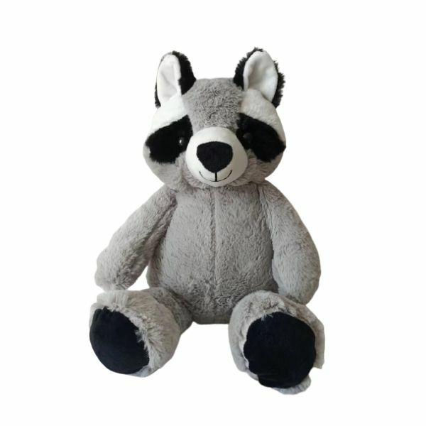 Igračka za decu Plišani rakun, 30cm, Sivi