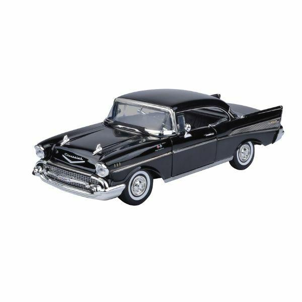 Motor Max Metalni model automobila 1957 Chevy Bel Air, 1:18, Crni