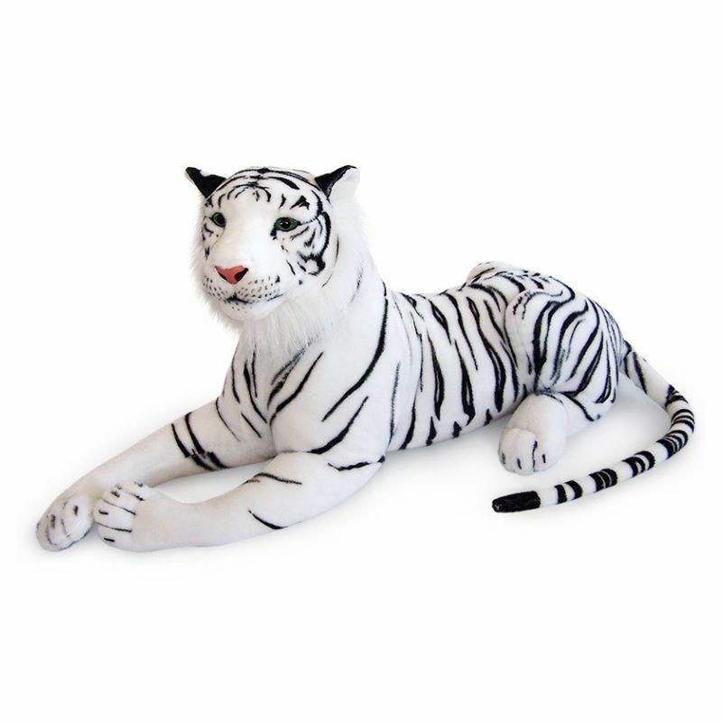 Plišana igračka Beli tigar  71821, 73cm