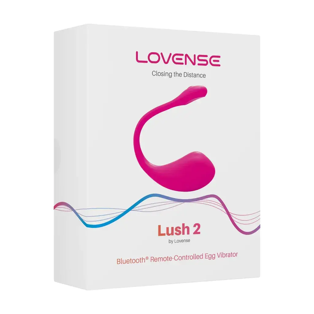 Lovense Vibro jaje Lush 2, 7.6cm, Roze