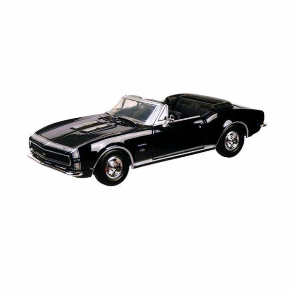 Motor Max Metalni model automobila Chevy Camaro ss 1967, 1:24, Crni