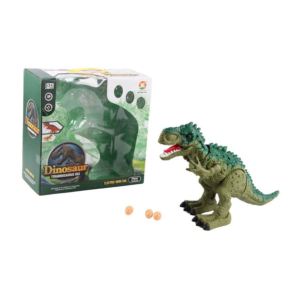 Dečјa igračka na bateriјe Tiranosaurus Reks sa 3 јaјa