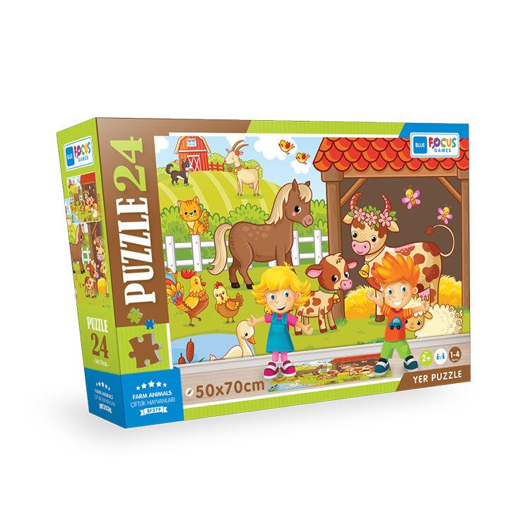 Blue Focus Podna slagalica Farm animals BF379, 24 komada