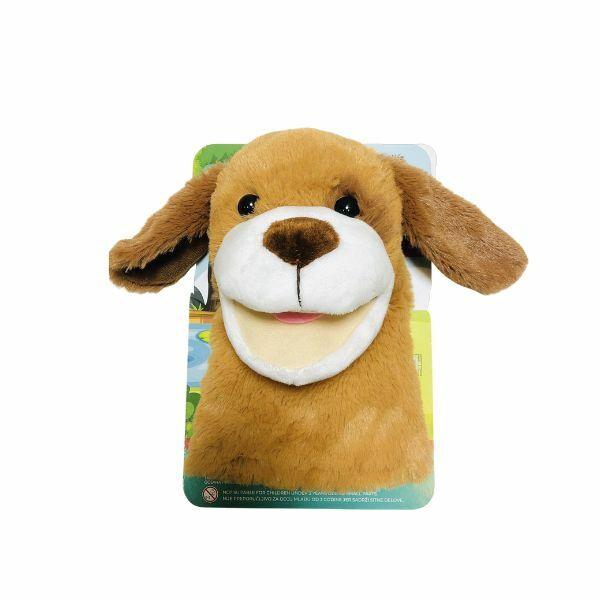 Plišana igračka za ruku Kuca koja peva, Braon