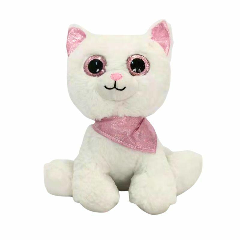 Plišana igračka Mačka 29af040-25, 27cm, Bela