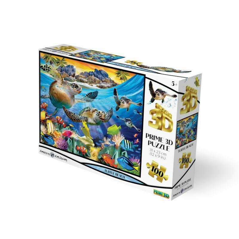 3D Slagalica Turtle beach 10686, 100 komada