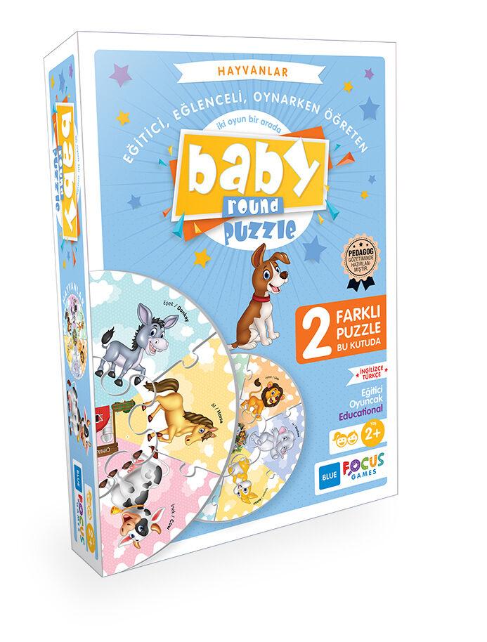 Blue Focus Slagalica Animals Baby round  BF074, 7 delova