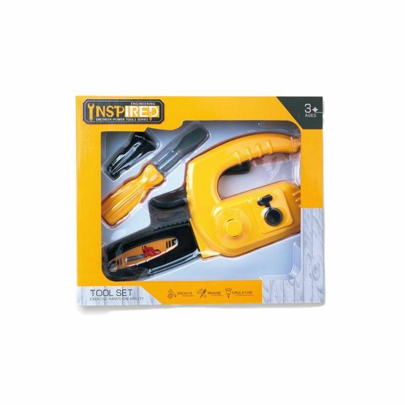 Igračka Električna testera sa dodacima 59240, Žuta