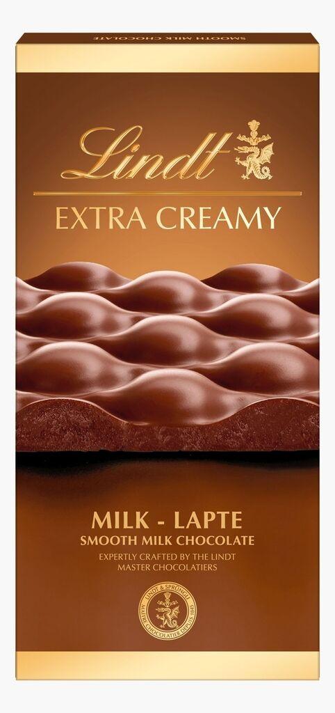 Lindt Čokolada Extra Creamy Mlečna, 80g