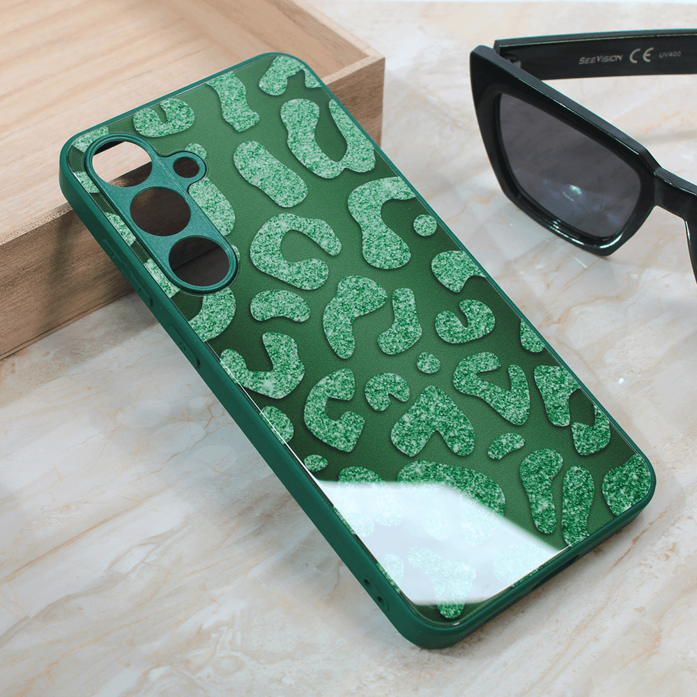 Maska za mobilni telefon Samsung Galaxy S24 Plus SHINY GLASS, Zelena