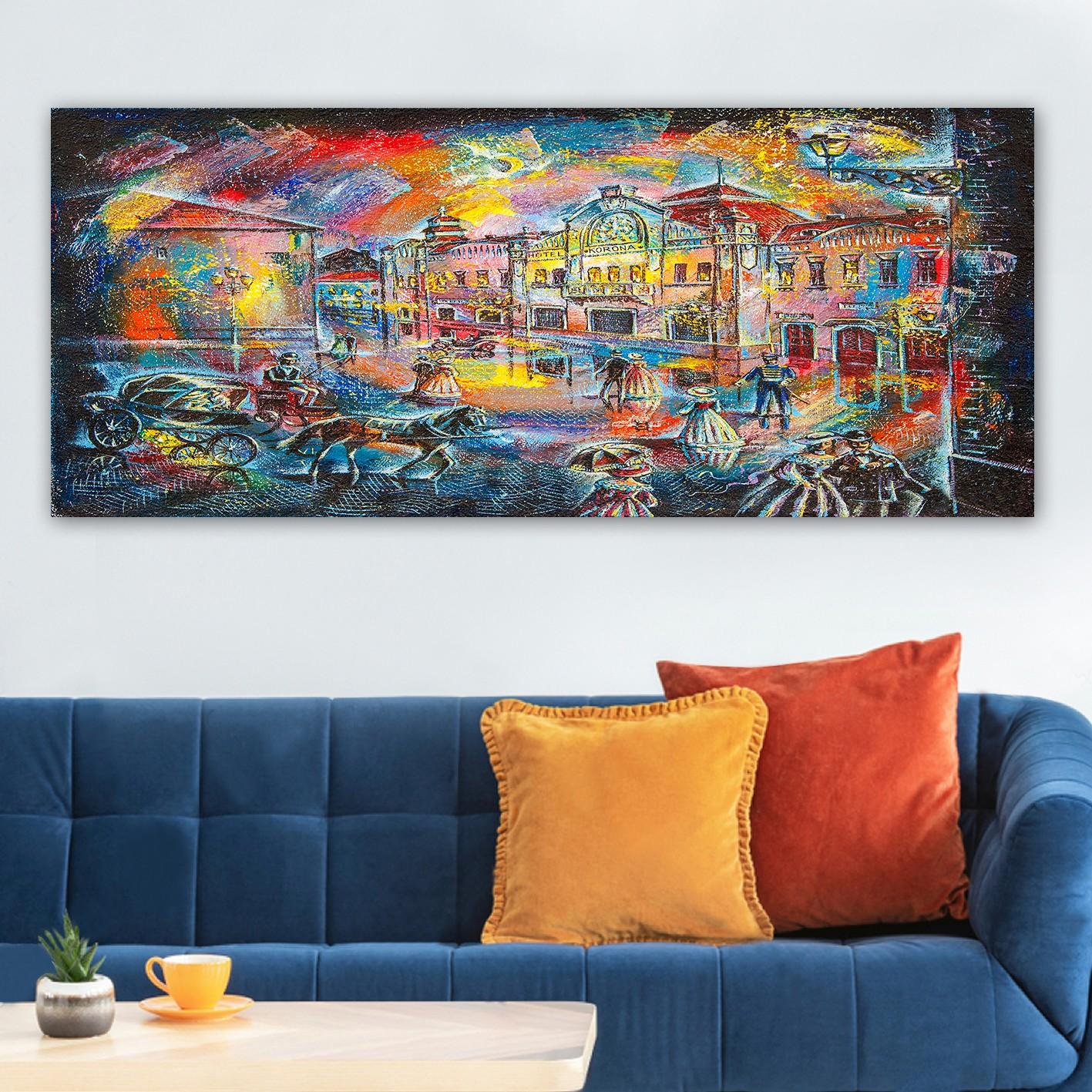 Wallity Slika na platnu 50x120cm