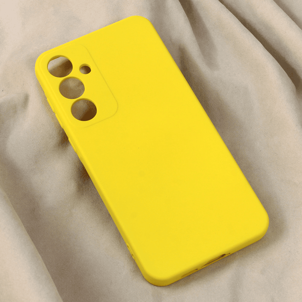 Maska za mobilni telefon Samsung Galaxy A55 5G TERACELL SOFT VELVET, Žuta