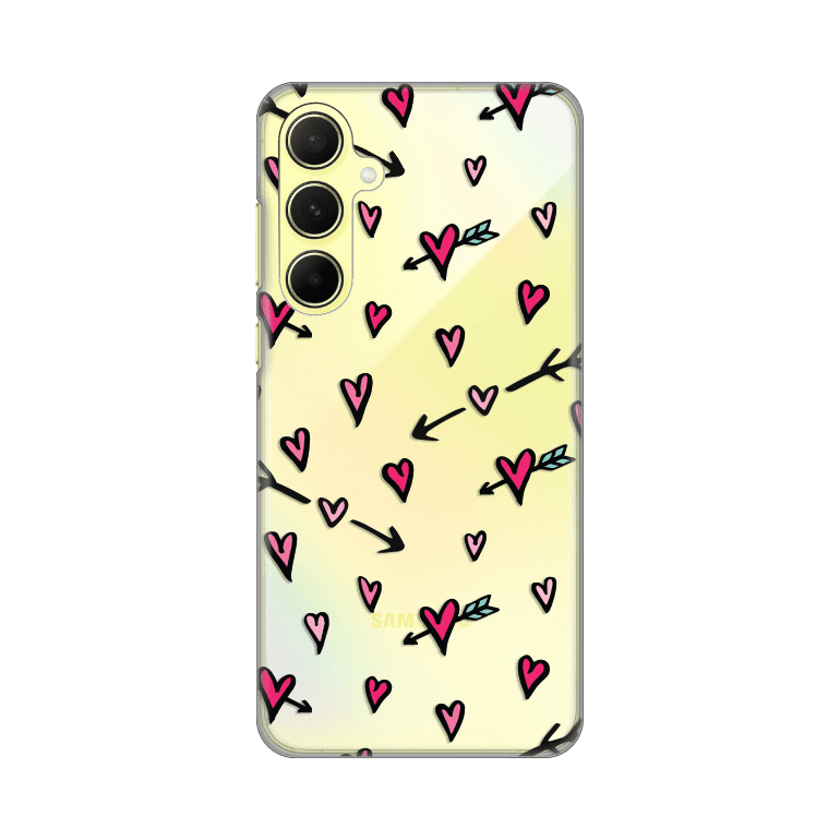 Maska za mobilni telefon Samsung Galaxy A55 5G HEART PATTERN PRINT SKIN