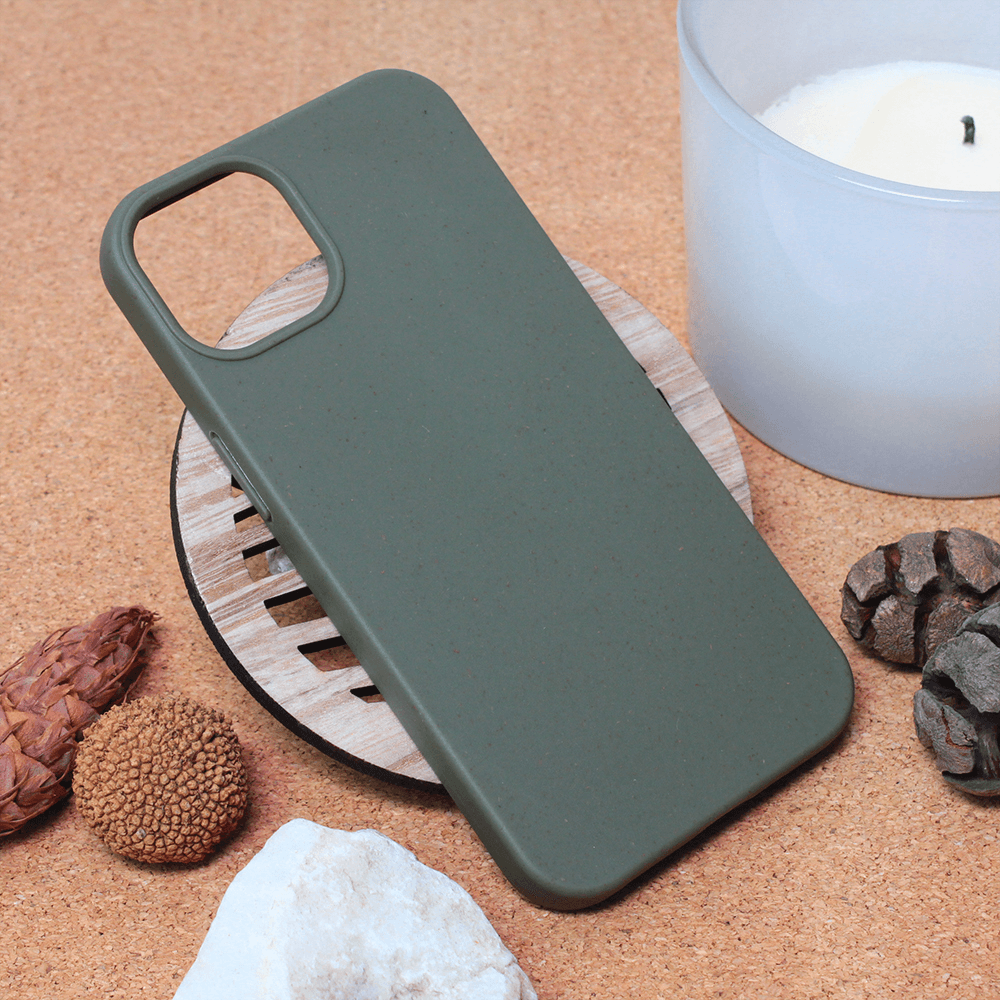 Maska za mobilni telefon iPhone 14 TERACELL GIULIETTA NATURE, Zelena