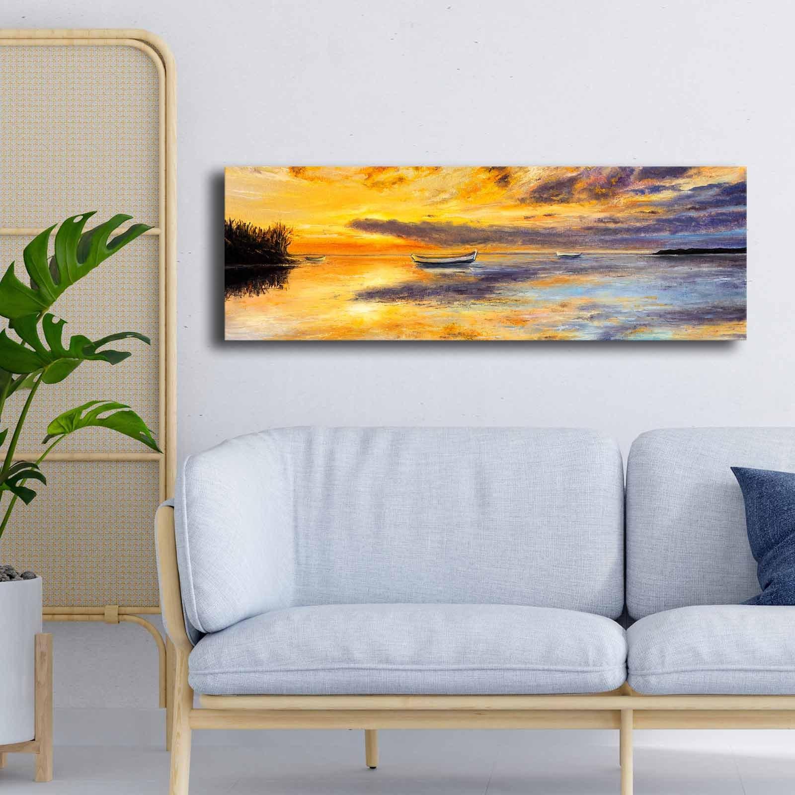 Wallity Slika na platnu 30x90cm