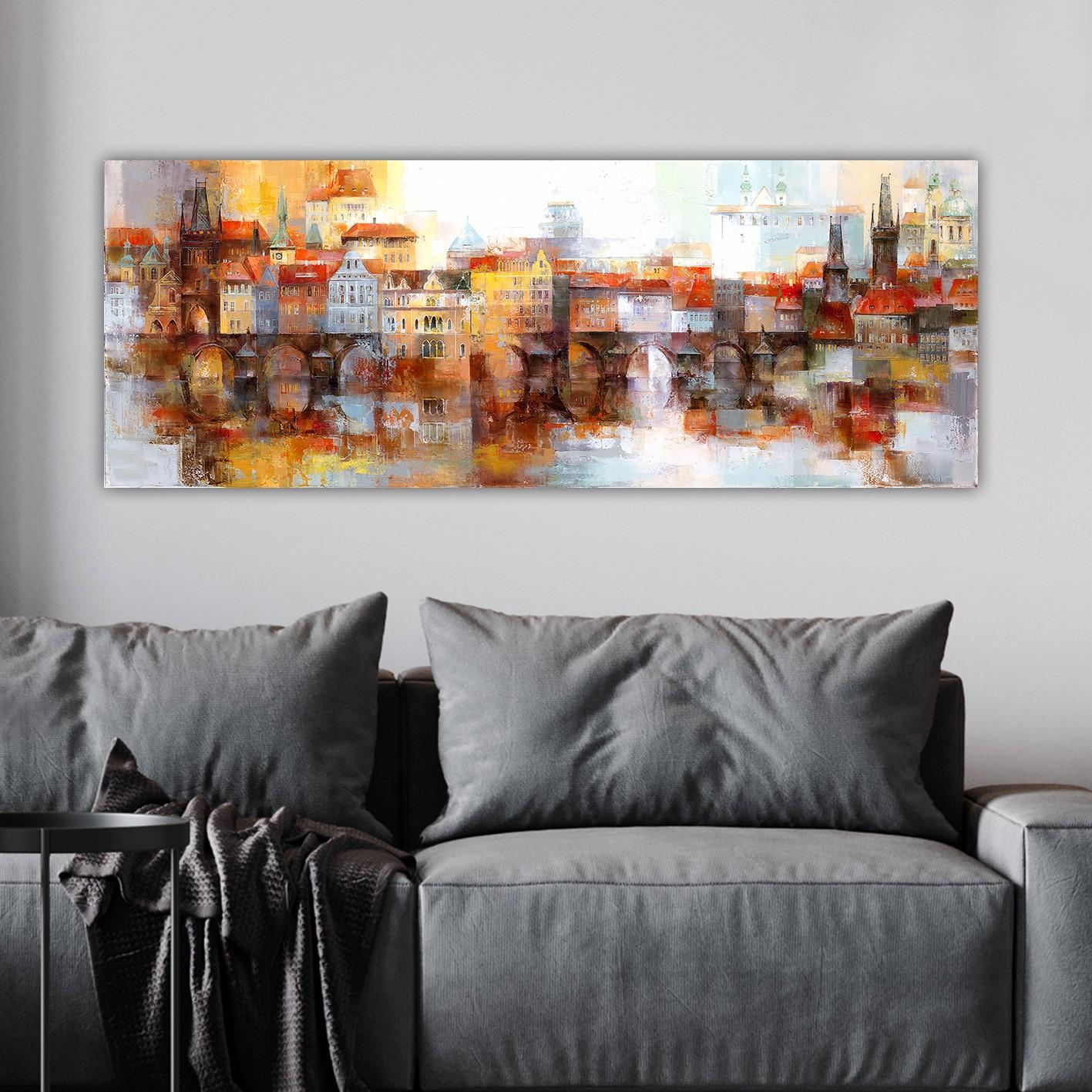 Wallity Slika na platnu 30x80cm