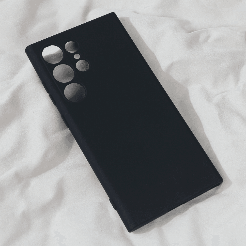 Maska za mobilni telefon Samsung Galaxy S24 Ultra TERACELL SOFT VELVET, Crna