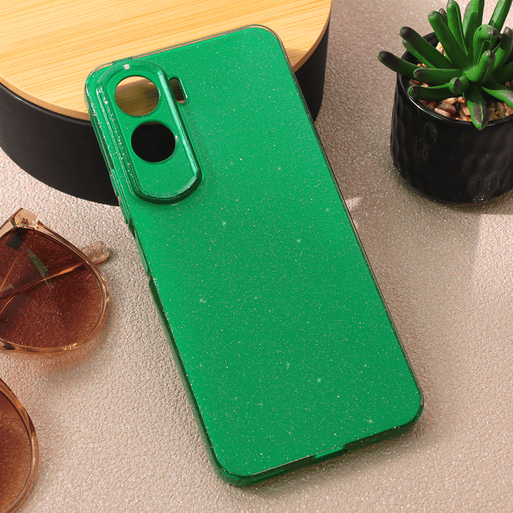 Maska za mobilni telefon Honor 90 Lite SPARKLE DUST, Zelena
