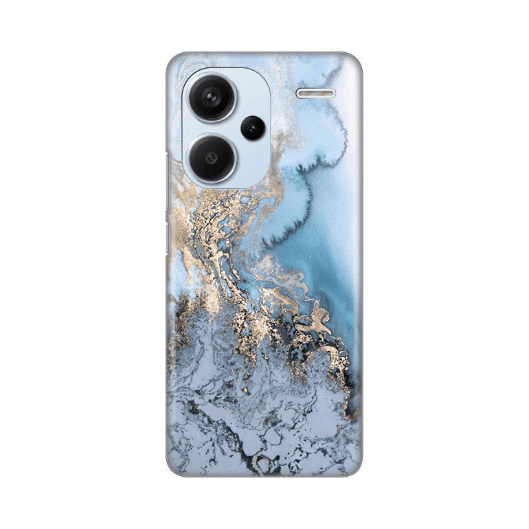Maska za mobilni telefon Xiaomi Redmi Note 13 Pro Plus BLUE GOLD MARBLE PRINT