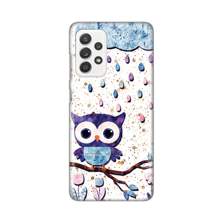 Maska za mobilni telefon Samsung Galaxy A52 4G/A52 5G/A52s 5G OWL PRINT SKIN