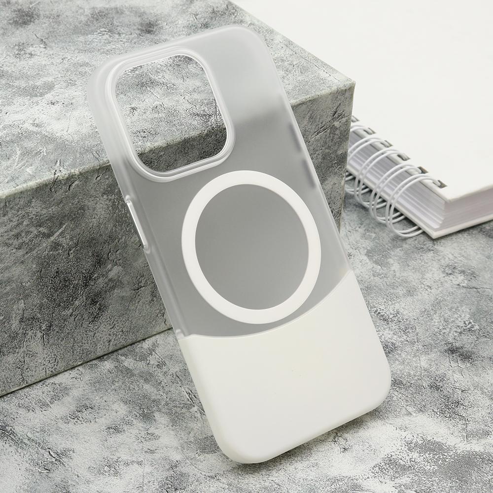 Maska za mobilni telefon iPhone 15 Pro PUZZLE, Bela