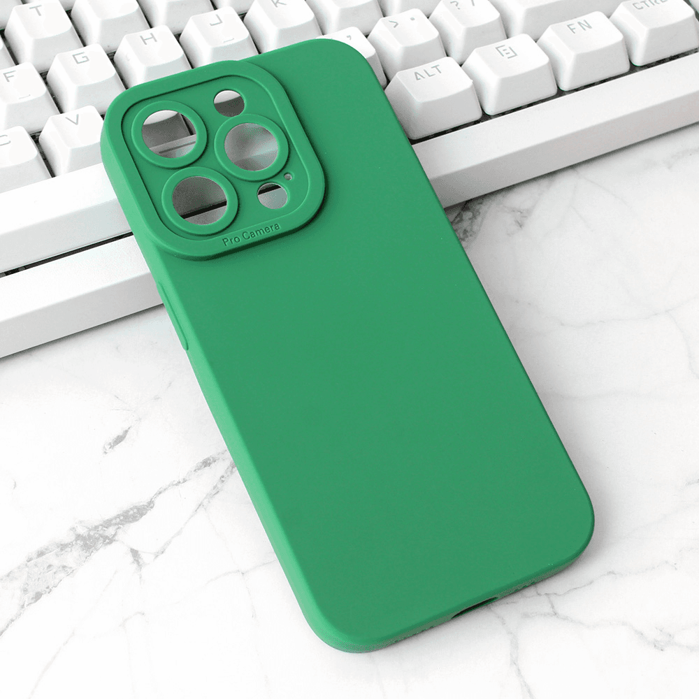 Maska za mobilni telefon iPhone 15 Pro Pro CAMERA, Tamnozelena
