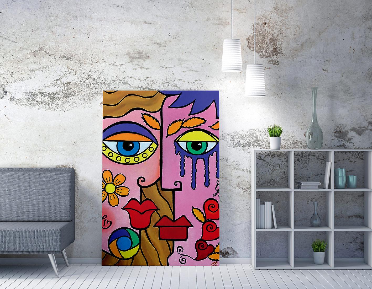 Wallity Slika na platnu 70x100cm