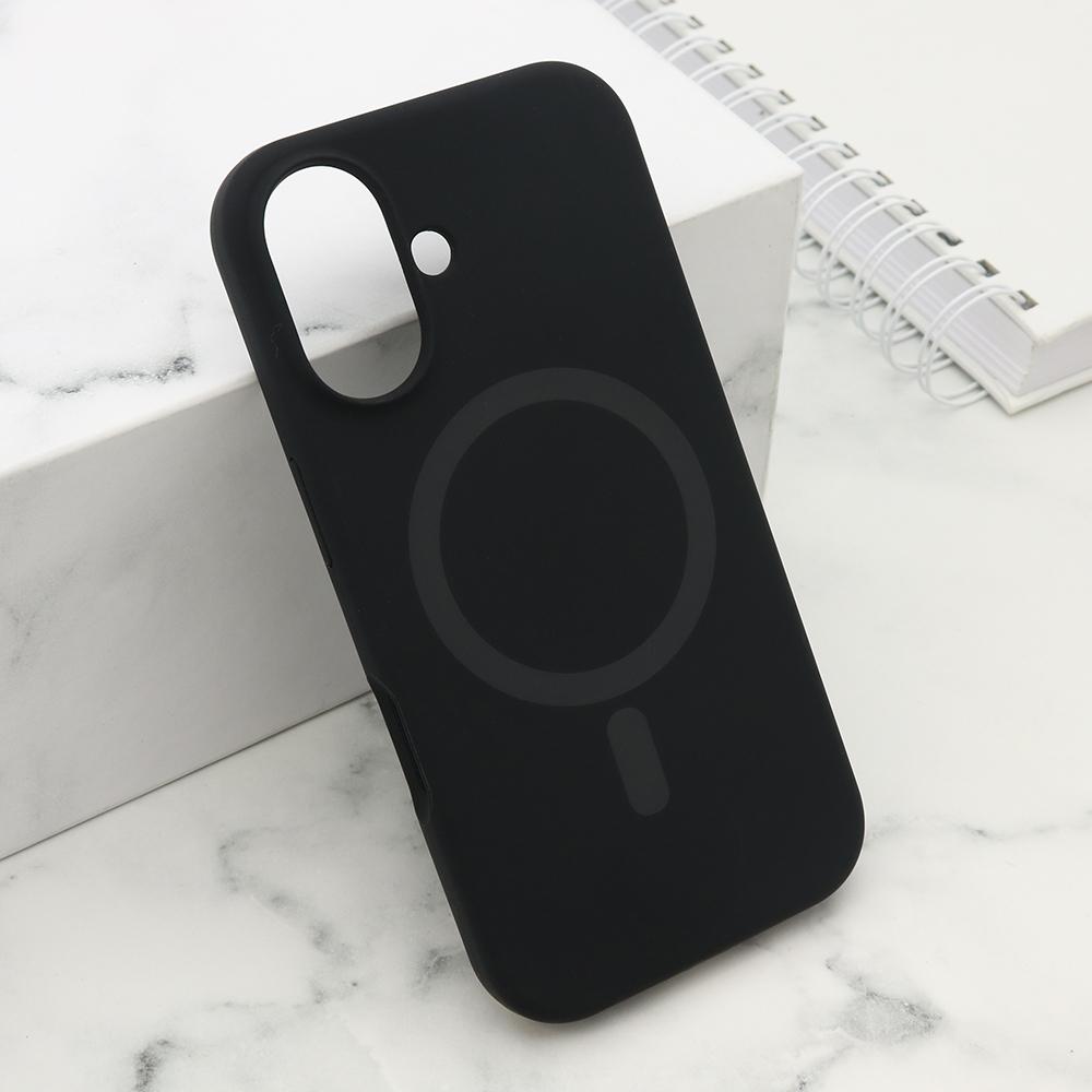 Maska za mobilni telefon iPhone 16 PURE, Magsafe, Crna