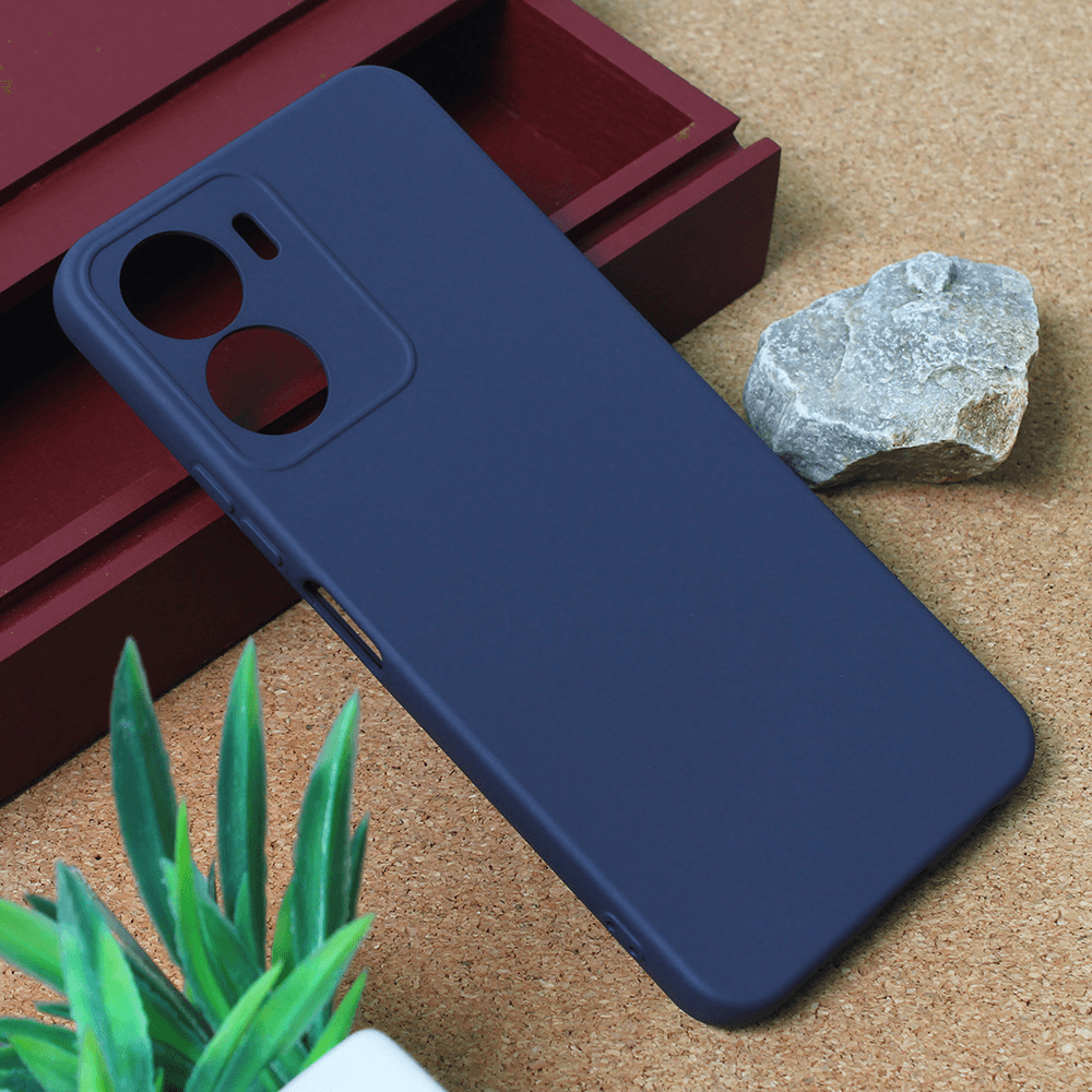 Maska za mobilni telefon Vivo Y16 TERACELL GIULIETTA MAT, Tamnoplava