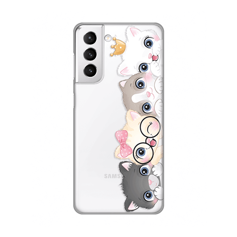 Maska za mobilni telefon Samsung Galaxy S21 CATS PRINT SKIN