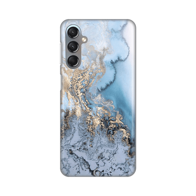 Maska za mobilni telefon Samsung Galaxy A24 4G BLUE GOLD MARBLE PRINT