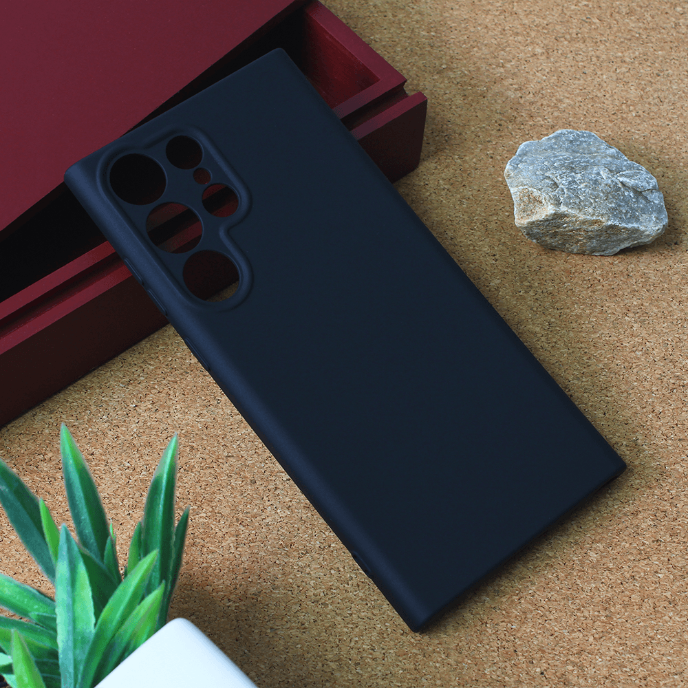 Maska za mobilni telefon Samsung Galaxy S23 Ultra TERACELL GIULIETTA MAT, Crna