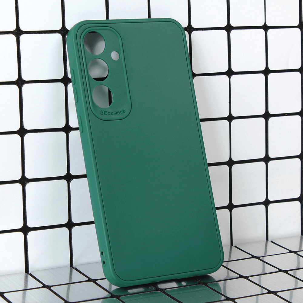 Maska za mobilni telefon Samsung Galaxy A35 5G 3D CAMERA, Tamnozelena