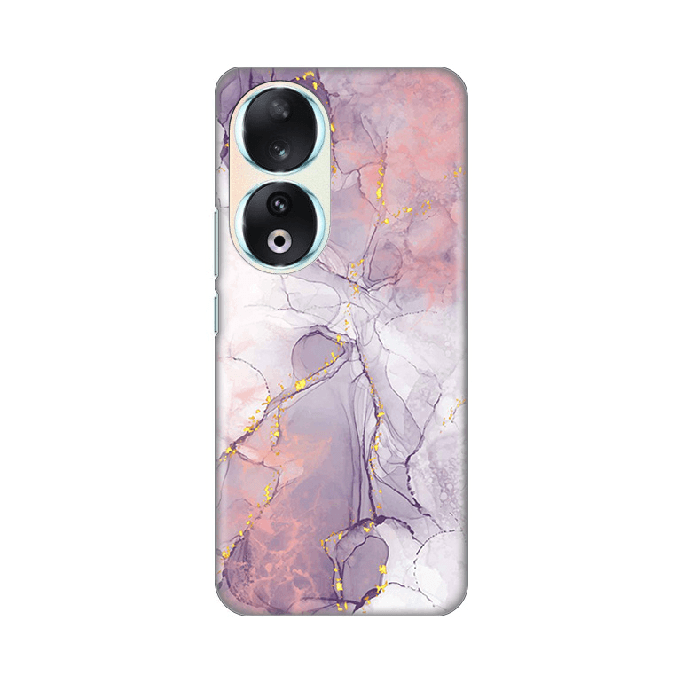 Maska za mobilni telefon Honor 90 MARBLE PRINT, Roze