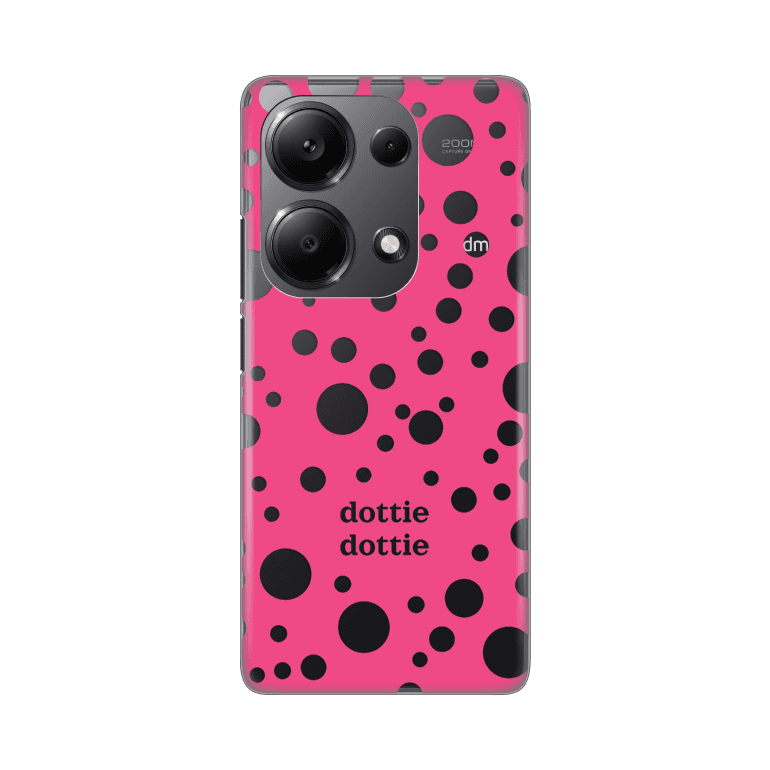 Maska za mobilni telefon Xiaomi Redmi Note 13 Pro 4G DOTTIE DOTTIE PRINT SKIN, Roze