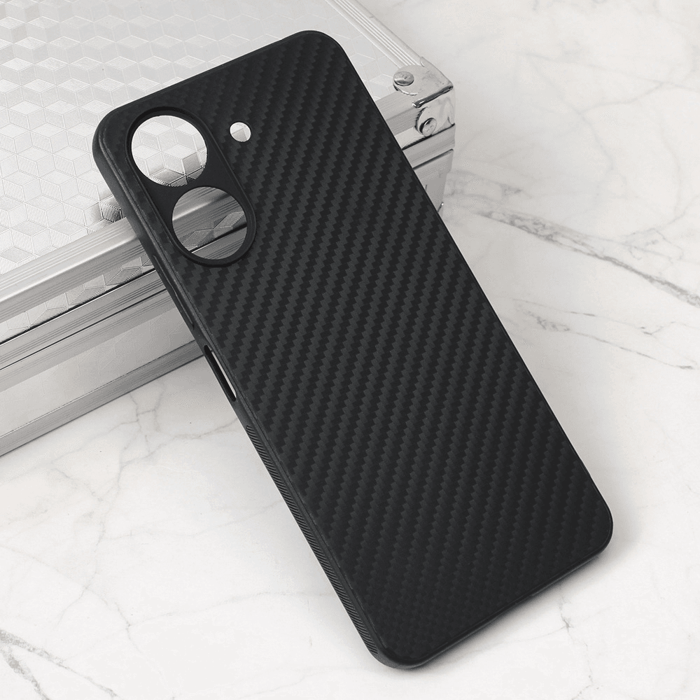 Maska za mobilni telefon Xiaomi Redmi 13C CARBON FIBER, Crna