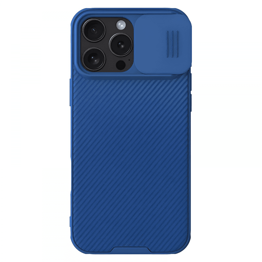 Maska za mobilni telefon iPhone 16 Pro NILLKIN CAMSHIELD PRO, Plava